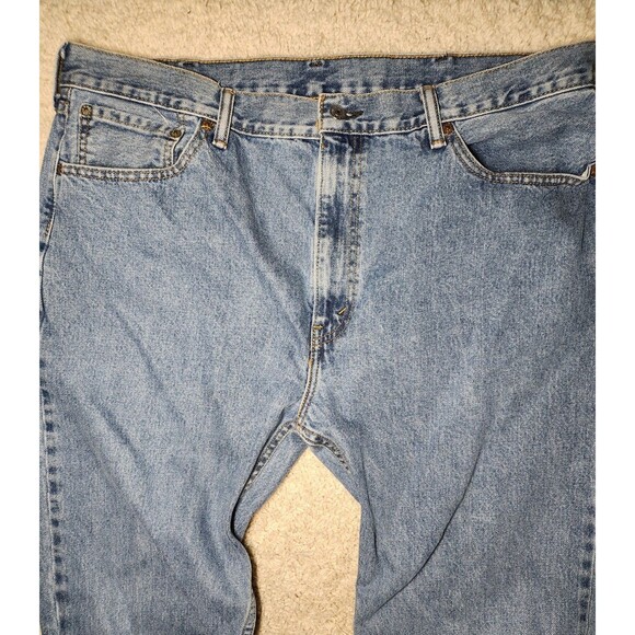 Levi’s 505 Regular Fit Men’s Jeans 40x36 Blue Medium Wash Denim Red Tab - Picture 2 of 6
